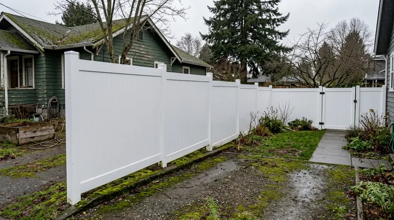 Vinyl & PVC Fence Installation Seattle